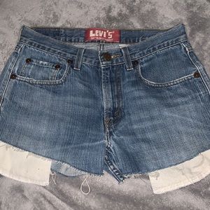 Levi’s high waisted shorts